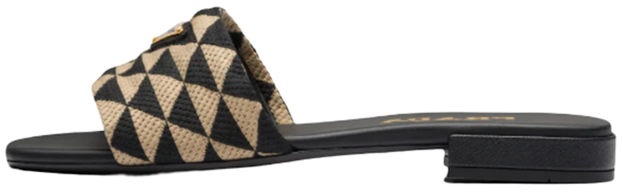 (W) Prada Slip-On ''Motif Triangle Beige'' 1XX637_3LK6_F0Y30_F_010 Buy (W) Prada Slip-On ''Motif Triangle Beige'' 1XX637_3LK6_F0Y30_F_010