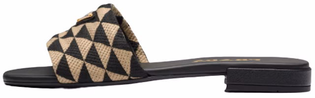 (Women) Prada Slip-On 'Beige Triangle Pattern' 1XX637_3LK6_F0Y30_F_010 (Women) Prada Slip-On 'Beige Triangle Pattern' 1XX637_3LK6_F0Y30_F_010