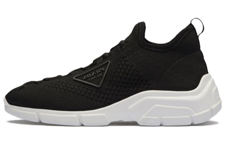 Buy (W) 프라다 블랙 슬립온 로우탑 (Prada Black Slip-on Low-Top) 1S047N_3KFP_F0632_F_015