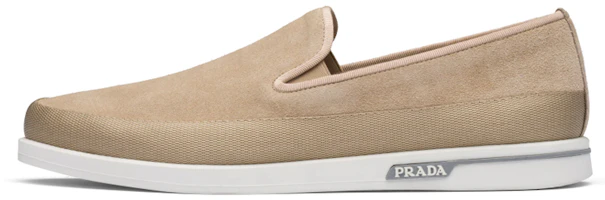 (Women) Prada Slip-On 'Camel Suede' 4D3434_054_F0F24 (Women) Prada Slip-On 'Camel Suede' 4D3434_054_F0F24