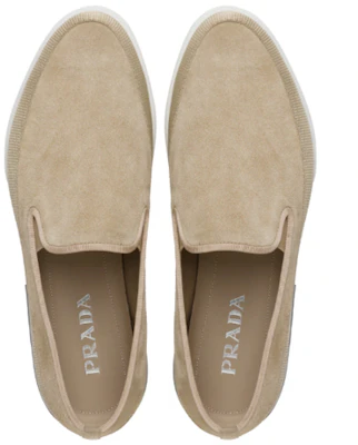 (W) Prada Slip-On ''Suède Camel'' 4D3434_054_F0F24 Lookbook (W) Prada Slip-On ''Suède Camel'' 4D3434_054_F0F24