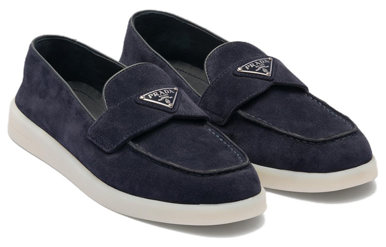 (W) Prada Slip-On 'Fashion Velvet Blue' 圖 2