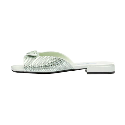 (W) Prada Slip-On 'Green Fabric'