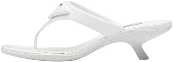 (Women) Prada Slip-On 'White Calfskin' 1Y630M_055_F0009_F_045 (Women) Prada Slip-On 'White Calfskin' 1Y630M_055_F0009_F_045