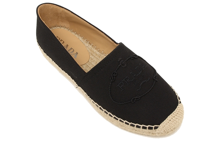 Order (W) 프라다 슬립온 캔버스 스니커즈 (블랙) 1S066M_010_F0002_F_020