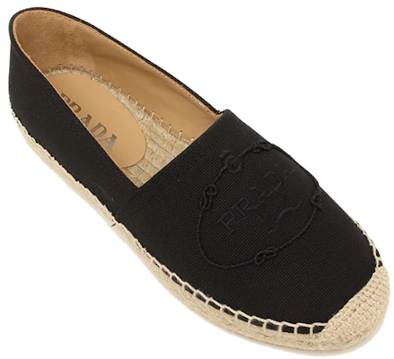 (W) Zapatillas Slip-On de Lona Prada 'Negro'. 1S066M_010_F0002_F_020 Order (W) Zapatillas Slip-On de Lona Prada 'Negro'. 1S066M_010_F0002_F_020