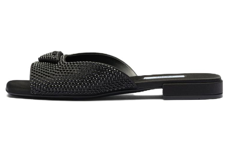 (W) Prada Slip-On Fashion Slides 'Black'