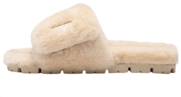 (Women) Prada Slip-On Mule 'Light Brown Shearling' 1XX662_173_F0379_F_ZF20 (Women) Prada Slip-On Mule 'Light Brown Shearling' 1XX662_173_F0379_F_ZF20