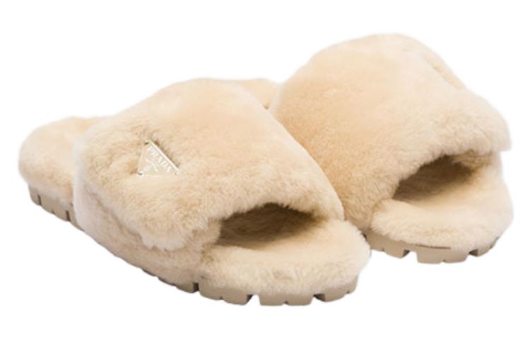 (W) Prada Slip-On Mule 'Light Brown Shearling' 圖 2