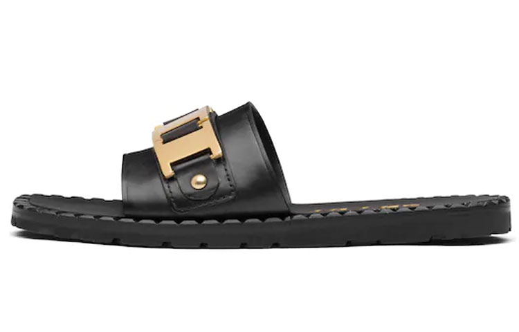 (Women) Prada Slip-On Round-Toe Fashion Sandal 'Black' 1XX559_MHU_F0002_F_A015