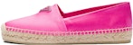 (W) Prada Slip-On Bertumit Rata Hujung Bulat 'Merah Jambu' 1S054N_049_F0638_F_020