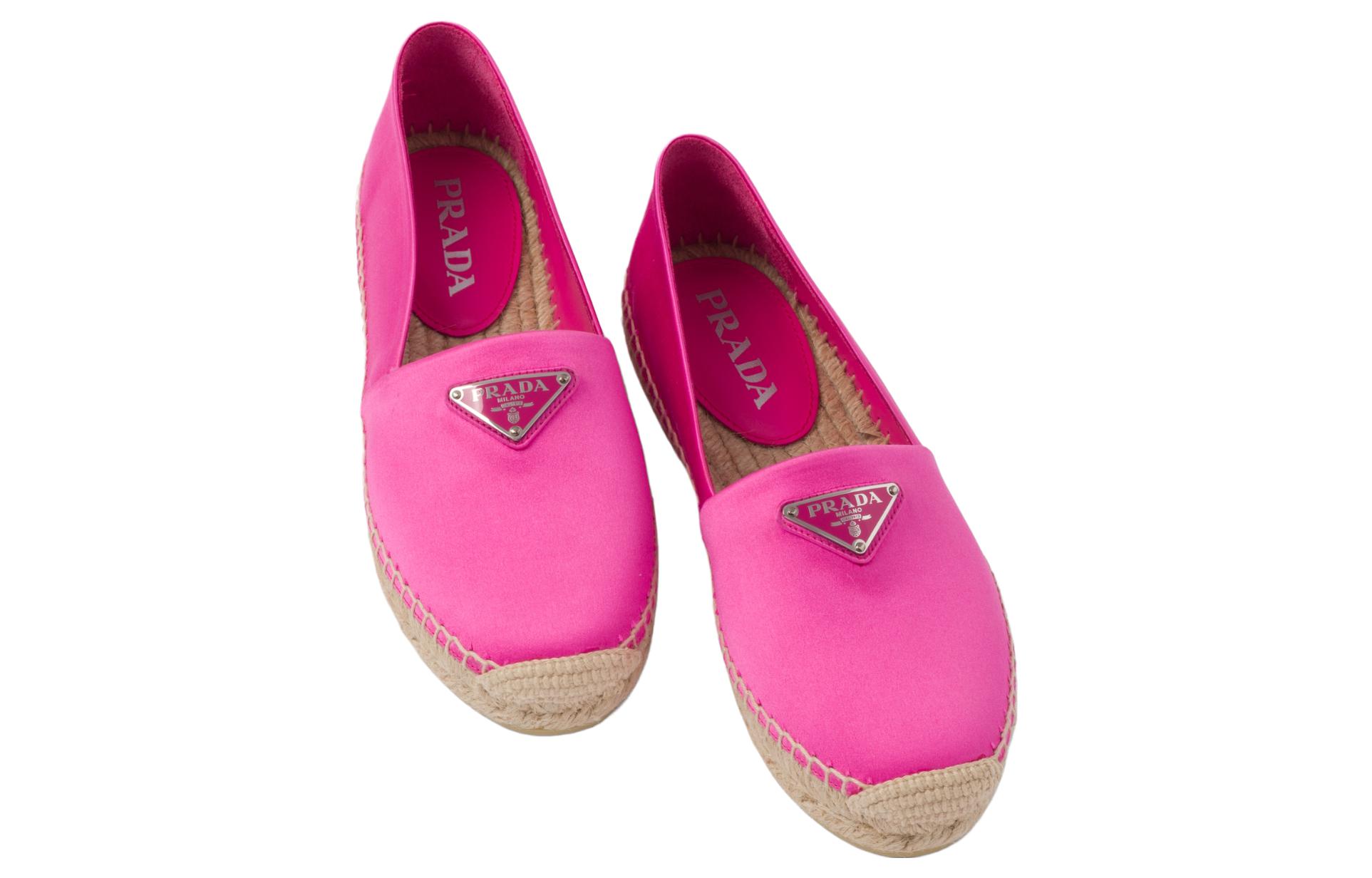 (W) Prada Slip-On Round Toe Low Top 'Pink' 圖 3