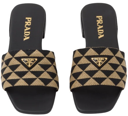 (W) Prada Slip-On 'Patrón Triángulo Beige' 1XX637_3LK6_F0Y30_F_010 Shop (W) Prada Slip-On 'Patrón Triángulo Beige' 1XX637_3LK6_F0Y30_F_010