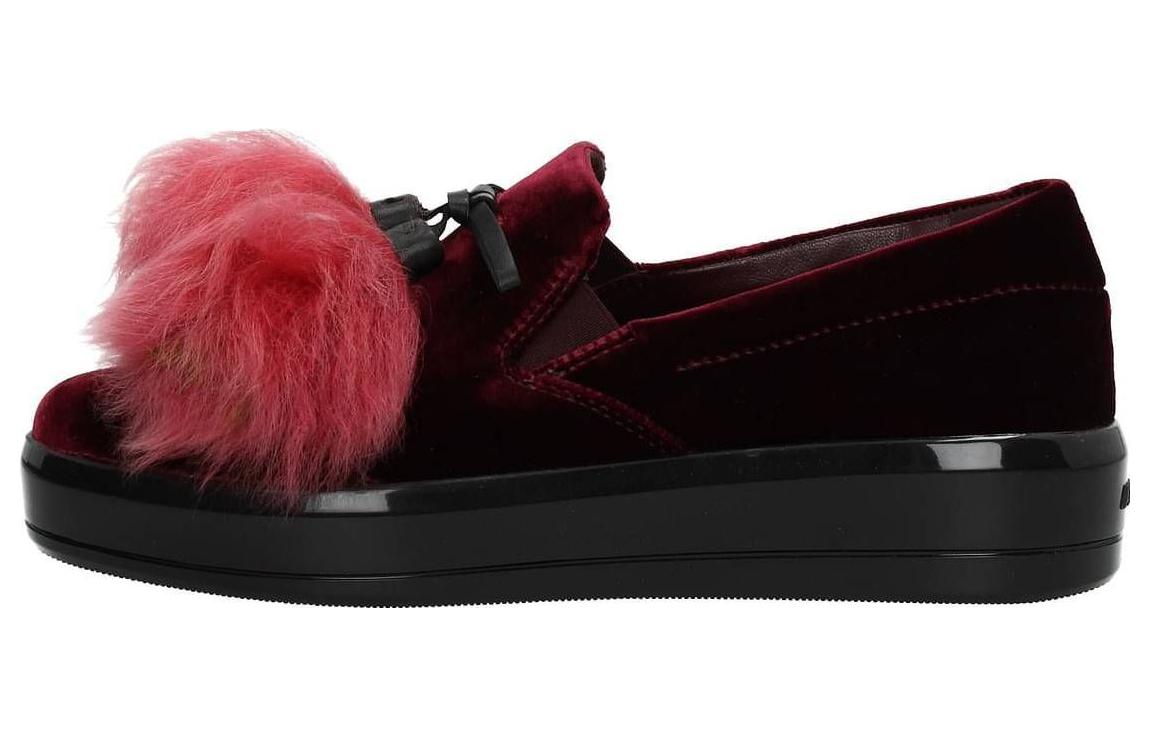 (W) Prada Slip-On 'Red Velvet'