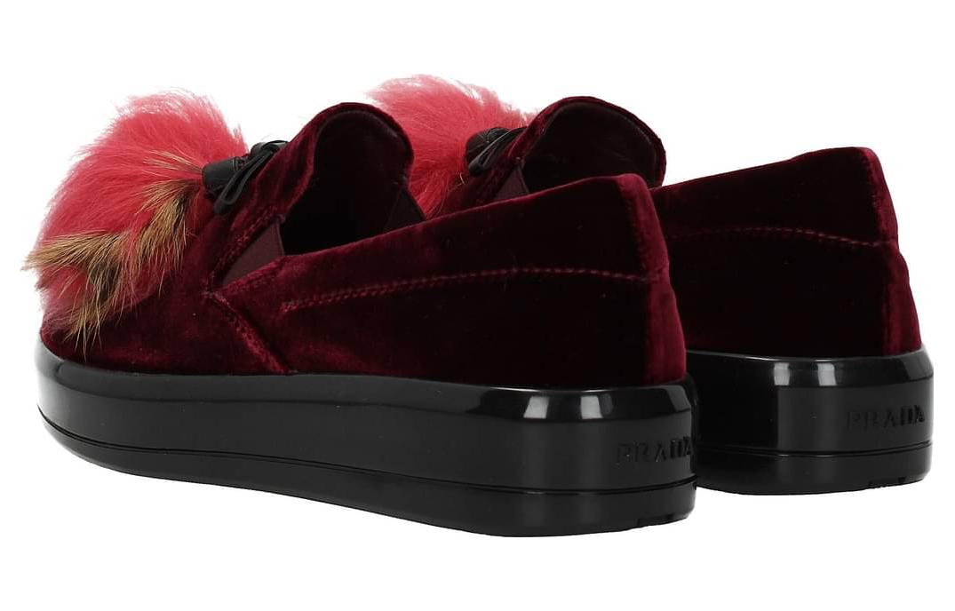 (W) Prada Slip-On 'Red Velvet' 圖 3