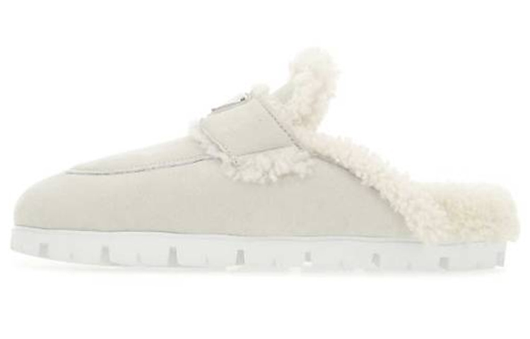 (Women) Prada Slipper 'Chalk-Cut Shearling Grey White' 1S711M_1A6_F0K74_F_020