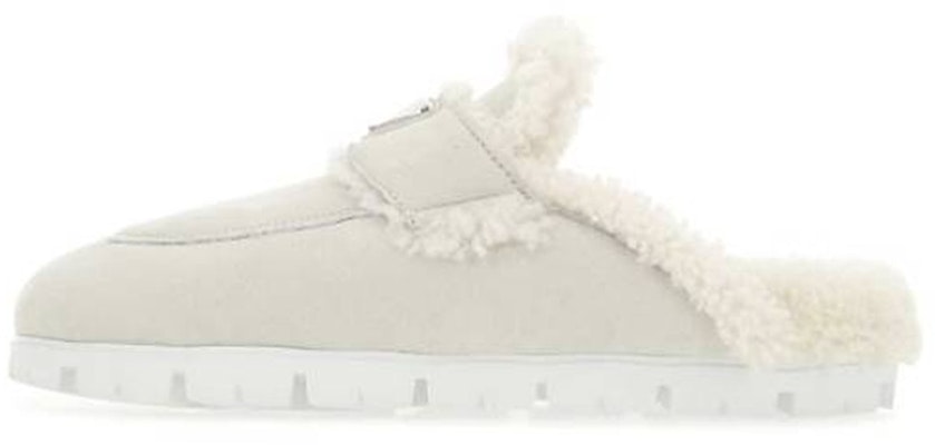 (Women) Prada Slipper 'Chalk-Cut Shearling Grey White' 1S711M_1A6_F0K74_F_020 Buy (Women) Prada Slipper 'Chalk-Cut Shearling Grey White' 1S711M_1A6_F0K74_F_020