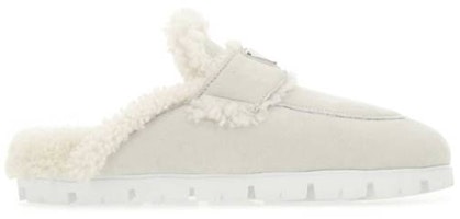 (W) Prada Sandal 'Chalk-Cut Shearling Abu Putih' 1S711M_1A6_F0K74_F_020 Order (W) Prada Sandal 'Chalk-Cut Shearling Abu Putih' 1S711M_1A6_F0K74_F_020