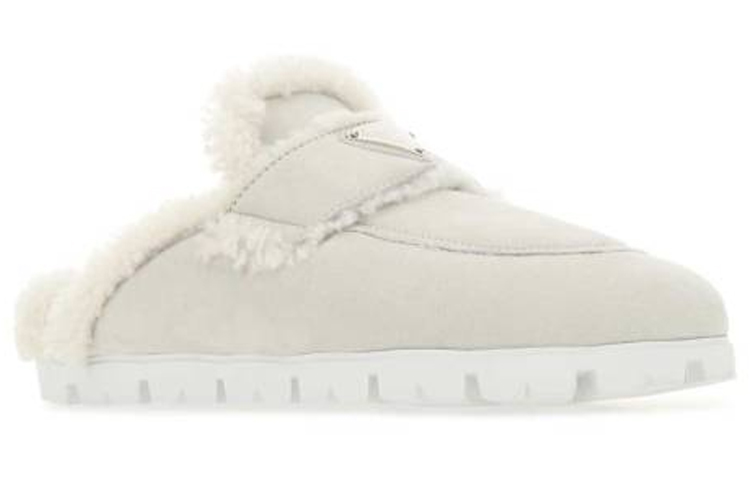 Lookbook (W) Prada Sandal 'Chalk-Cut Shearling Abu Putih' 1S711M_1A6_F0K74_F_020