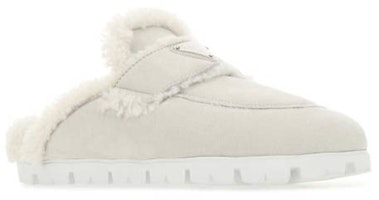 (W) Prada Sandal 'Chalk-Cut Shearling Abu Putih' 1S711M_1A6_F0K74_F_020 Lookbook (W) Prada Sandal 'Chalk-Cut Shearling Abu Putih' 1S711M_1A6_F0K74_F_020