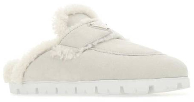 (Women) Prada Slipper 'Chalk-Cut Shearling Grey White' 1S711M_1A6_F0K74_F_020 Lookbook (Women) Prada Slipper 'Chalk-Cut Shearling Grey White' 1S711M_1A6_F0K74_F_020