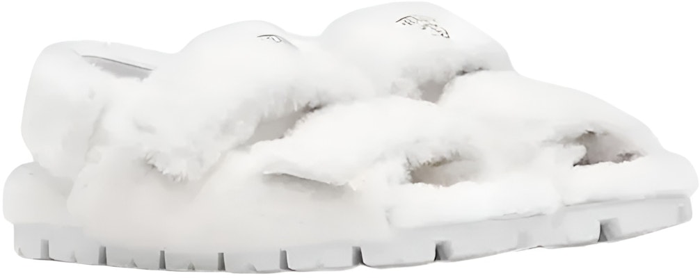 (Women) Prada Slipper 'White Sheepskin' 1X737M_173_F0009_F_ZF20 Lookbook (Women) Prada Slipper 'White Sheepskin' 1X737M_173_F0009_F_ZF20