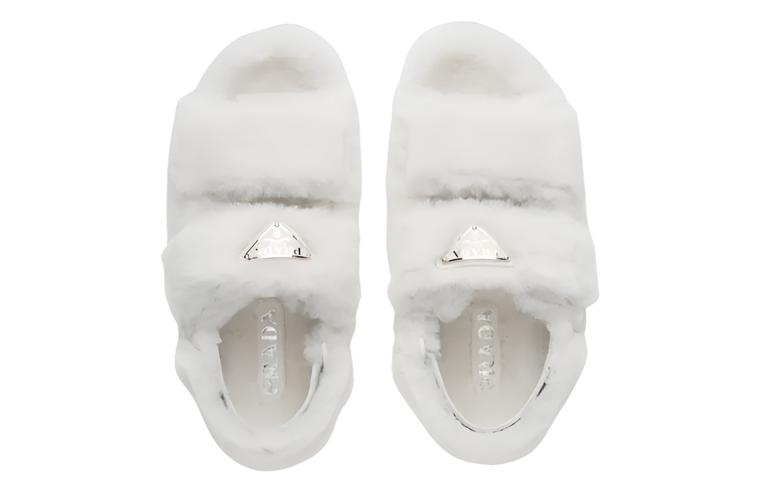 Purchase (Women) Prada Slipper 'White Sheepskin' 1X737M_173_F0009_F_ZF20
