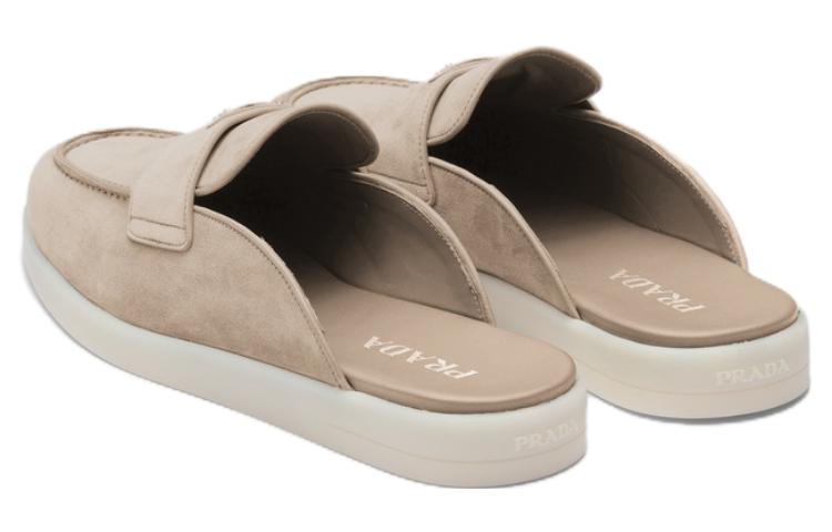 (W) Prada Sneakers 'Beige Enamel Triangle Logo' 圖 4