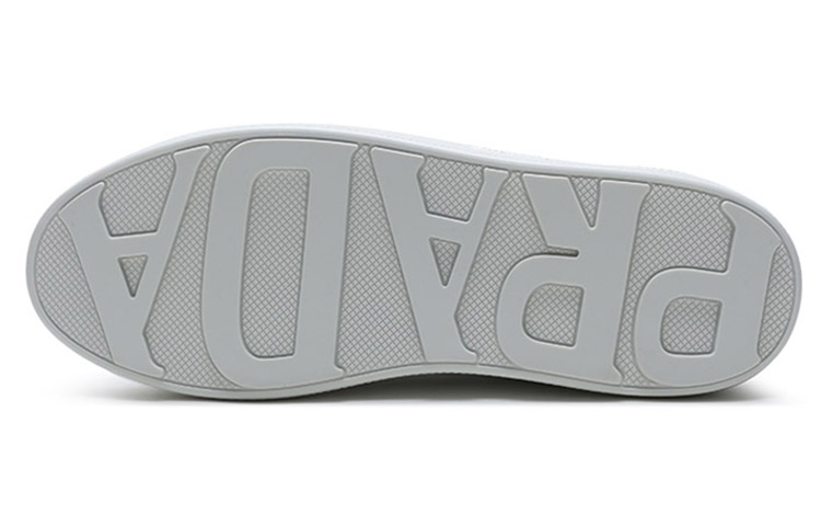 (W) Prada Sneakers 'Silver Leather Lace-Up' 圖 6