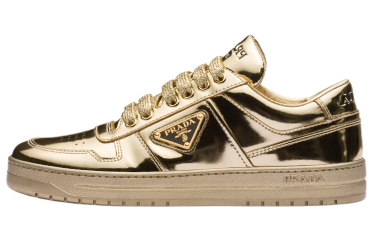 (W) Prada Sneakers Low-Top 'Gold Logo'
