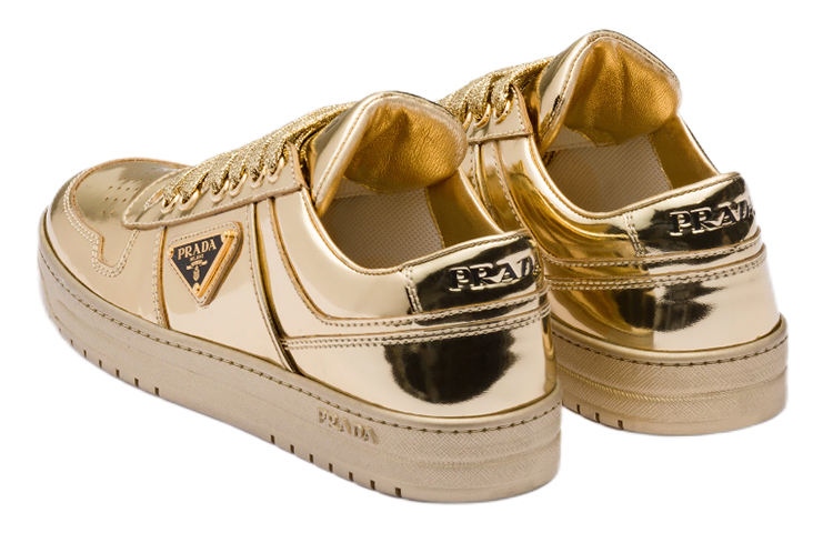 (W) Prada Sneakers Low-Top 'Gold Logo' 圖 5
