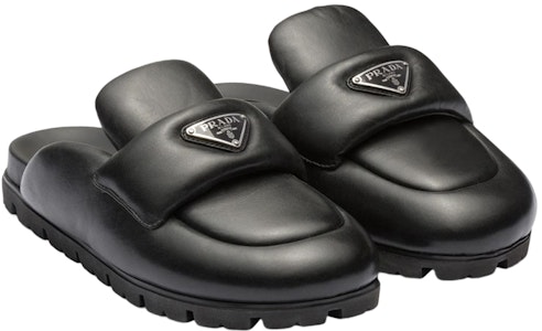 (W) 普拉达黑色软垫20毫米小牛皮拖鞋 1S084N_2DL8_F0002_F_020 Lookbook (W) 普拉达黑色软垫20毫米小牛皮拖鞋 1S084N_2DL8_F0002_F_020