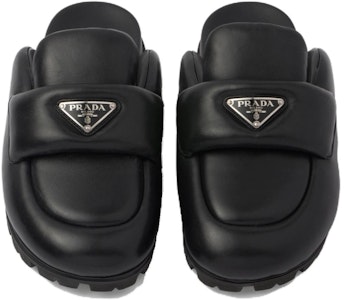 (W) 普拉达黑色软垫20毫米小牛皮拖鞋 1S084N_2DL8_F0002_F_020 Purchase (W) 普拉达黑色软垫20毫米小牛皮拖鞋 1S084N_2DL8_F0002_F_020