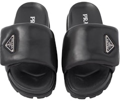 (W) Sandal Prada Tumit Lembut 20mm Hitam Kulit Nappa 1XX648_2DL8_F0002_F_020 Lookbook (W) Sandal Prada Tumit Lembut 20mm Hitam Kulit Nappa 1XX648_2DL8_F0002_F_020