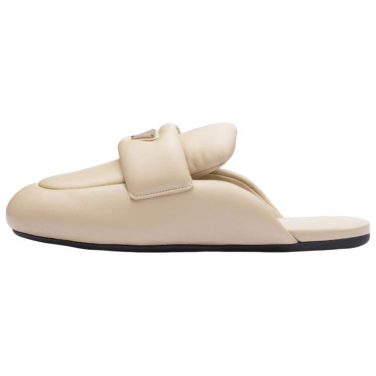 Buy (W) Prada Sabot Empuk 5mm Kulit Beige Padang Pasir 1D109N_2DL8_F0F24_F_005