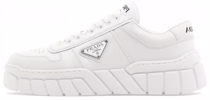 (Women) Prada Soft Padded Nappa Leather Laced-Up Shoes 'White' 1E946M_3LJ6_F0009 (Women) Prada Soft Padded Nappa Leather Laced-Up Shoes 'White' 1E946M_3LJ6_F0009