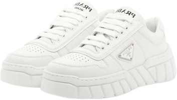 (W) Zapatos Prada de Napa Acolchada con Cordones 'Blancos'. 1E946M_3LJ6_F0009 Lookbook (W) Zapatos Prada de Napa Acolchada con Cordones 'Blancos'. 1E946M_3LJ6_F0009