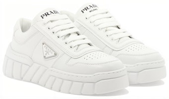 (W) Zapatos Prada de Napa Acolchada con Cordones 'Blancos'. 1E946M_3LJ6_F0009 Shop (W) Zapatos Prada de Napa Acolchada con Cordones 'Blancos'. 1E946M_3LJ6_F0009