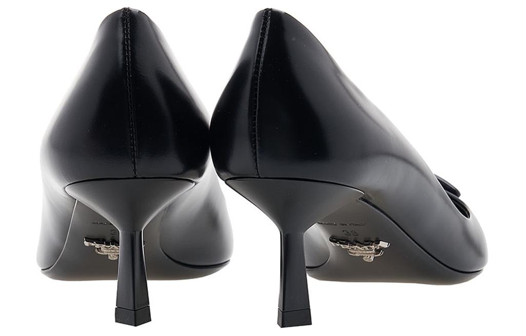 Purchase PRADA普拉達 皮革 尖頭套足 簡約 細跟 高跟鞋 女款 黑色