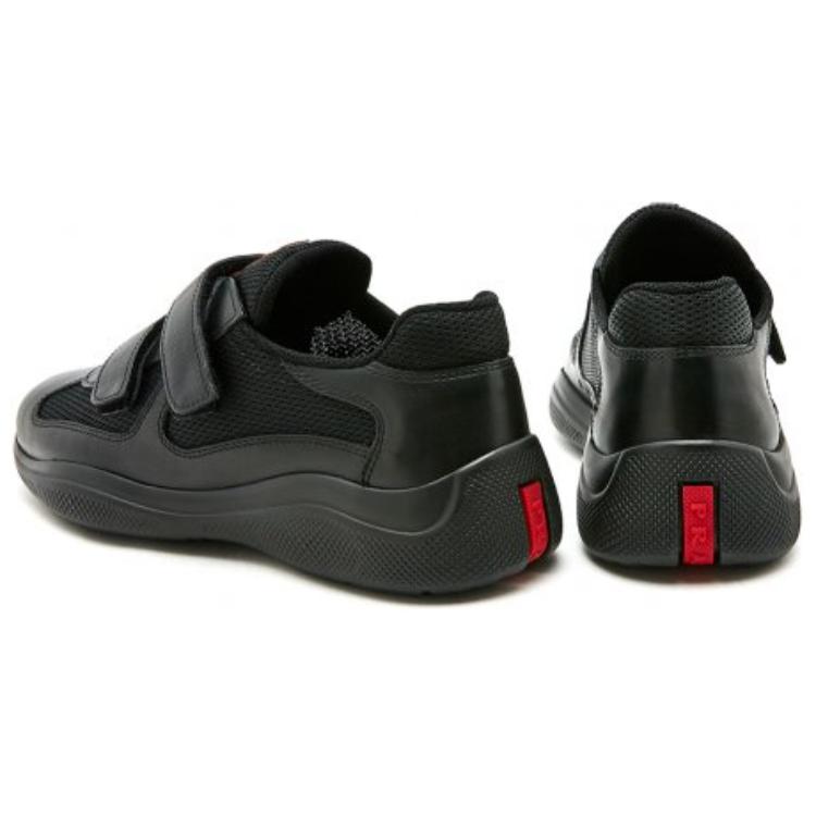 Details for (W) 普拉达运动黑色皮革运动鞋 1E796I_6GW_F0002