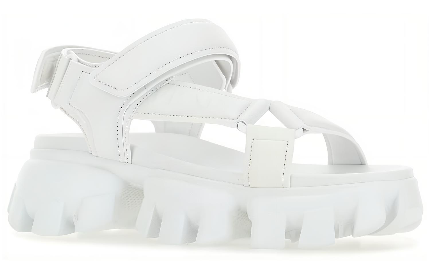 Order (W) Prada Sporty Chunky Leather Sandalen ''Wit'' 1X832M_038_F0009_F_050