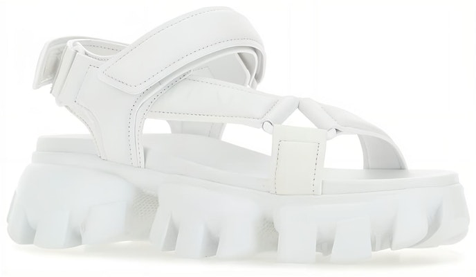 (W) Sandal Prada Kulit Sporty Chunky-Toe 'Putih' 1X832M_038_F0009_F_050 Order (W) Sandal Prada Kulit Sporty Chunky-Toe 'Putih' 1X832M_038_F0009_F_050