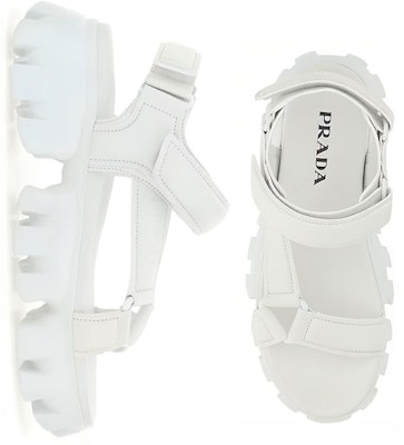 (W) Sandal Prada Kulit Sporty Chunky-Toe 'Putih' 1X832M_038_F0009_F_050 Shop (W) Sandal Prada Kulit Sporty Chunky-Toe 'Putih' 1X832M_038_F0009_F_050