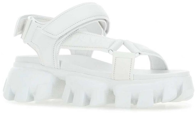 (W) Sandal Prada Kulit Sporty Chunky-Toe 'Putih' 1X832M_038_F0009_F_050 Order (W) Sandal Prada Kulit Sporty Chunky-Toe 'Putih' 1X832M_038_F0009_F_050