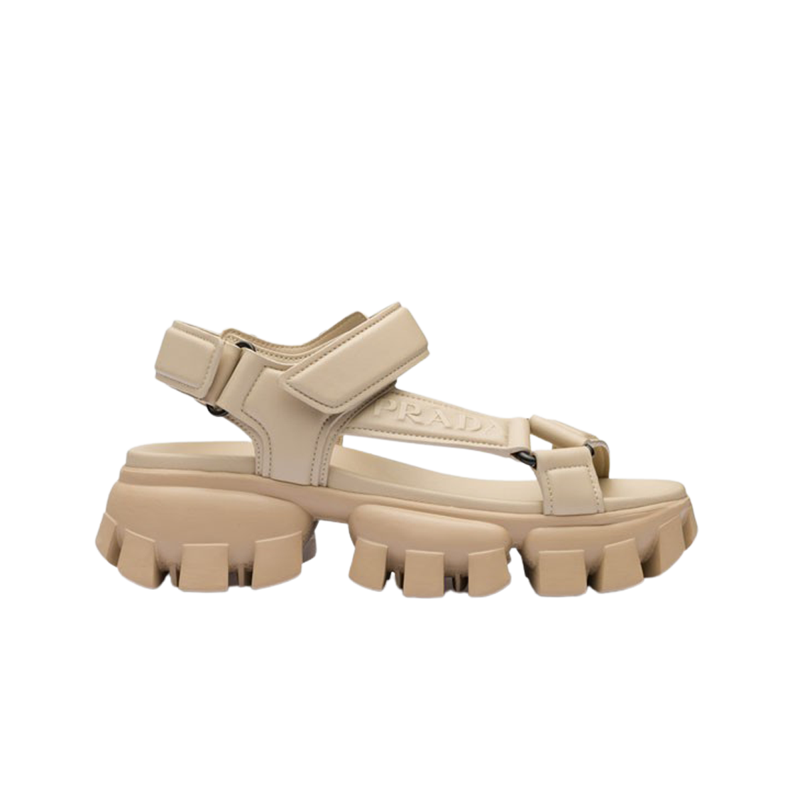 (Women) Prada Sporty Padded Sandal 'Beige'  1X832M-038-F0F24