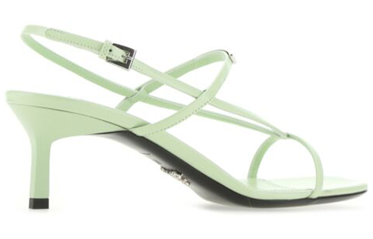 (W) Prada Square-Toe High Heel 'Green' 圖 4