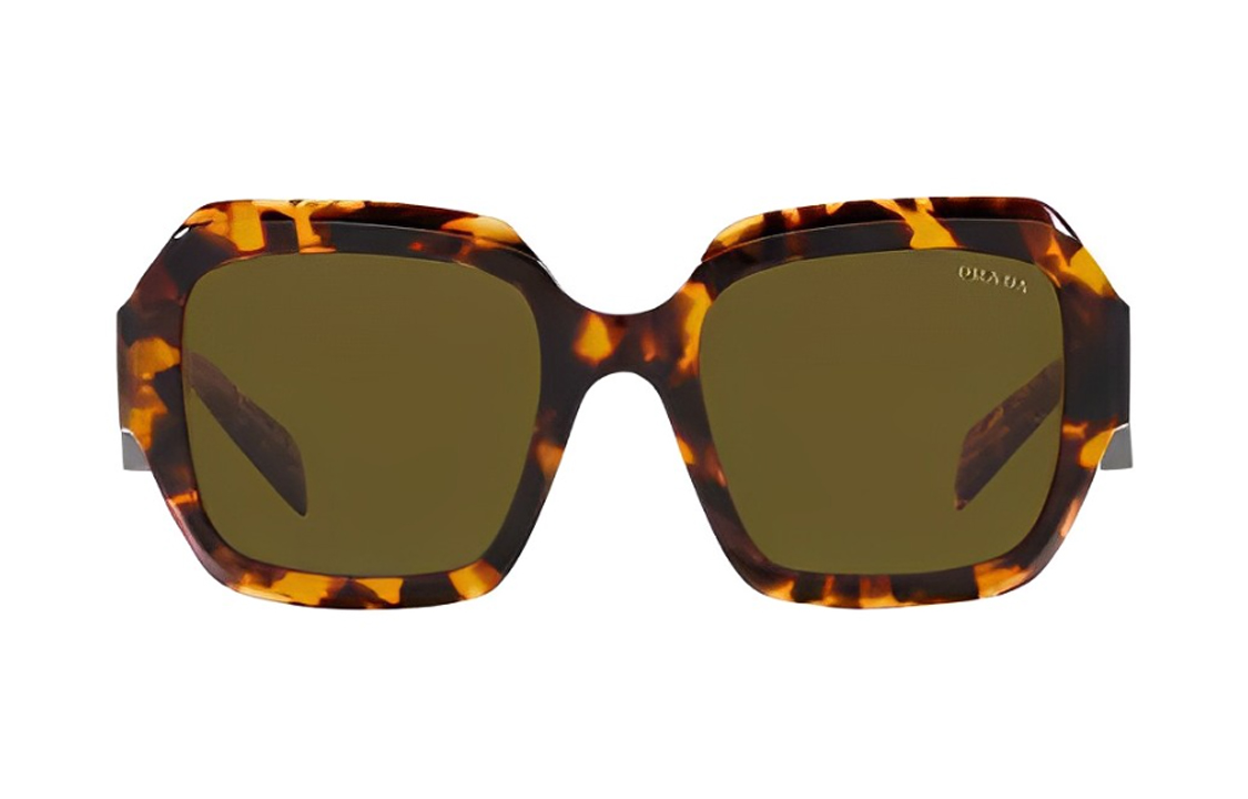 (Women) PRADA Square Sunglasses Brown with Logo Embellished Temple Design PR28ZS14L09Z 圖 3