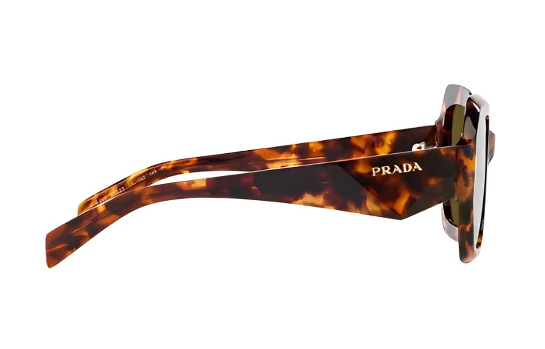 (Women) PRADA Square Sunglasses Brown with Logo Embellished Temple Design PR28ZS14L09Z 圖 4