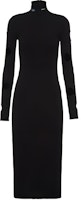 (Women) PRADA SS21 Black High-Neck A-Line Dress with Cut-Out Design 23843-1YRO-F0002-S-211 (Women) PRADA SS21 Black High-Neck A-Line Dress with Cut-Out Design 23843-1YRO-F0002-S-211