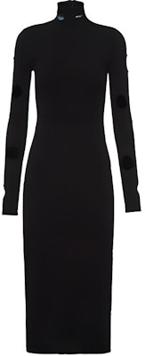 (Women) PRADA SS21 Black High-Neck A-Line Dress with Cut-Out Design 23843-1YRO-F0002-S-211 Buy (Women) PRADA SS21 Black High-Neck A-Line Dress with Cut-Out Design 23843-1YRO-F0002-S-211
